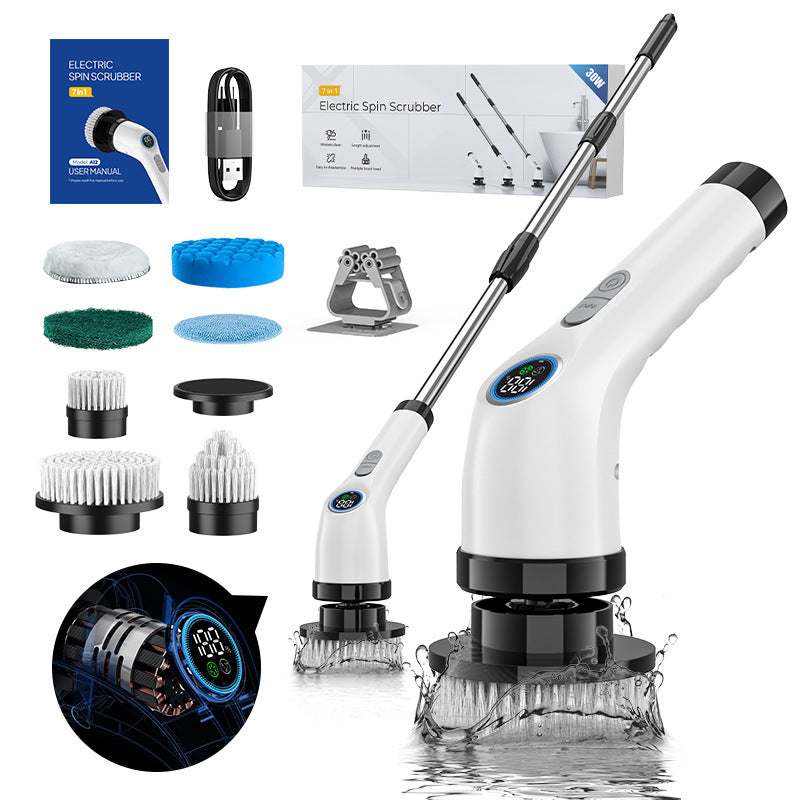 Brosse Électrique Sans Fil - Nettoyage Facile