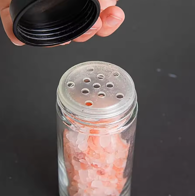 Porte-épices rotatif en verre