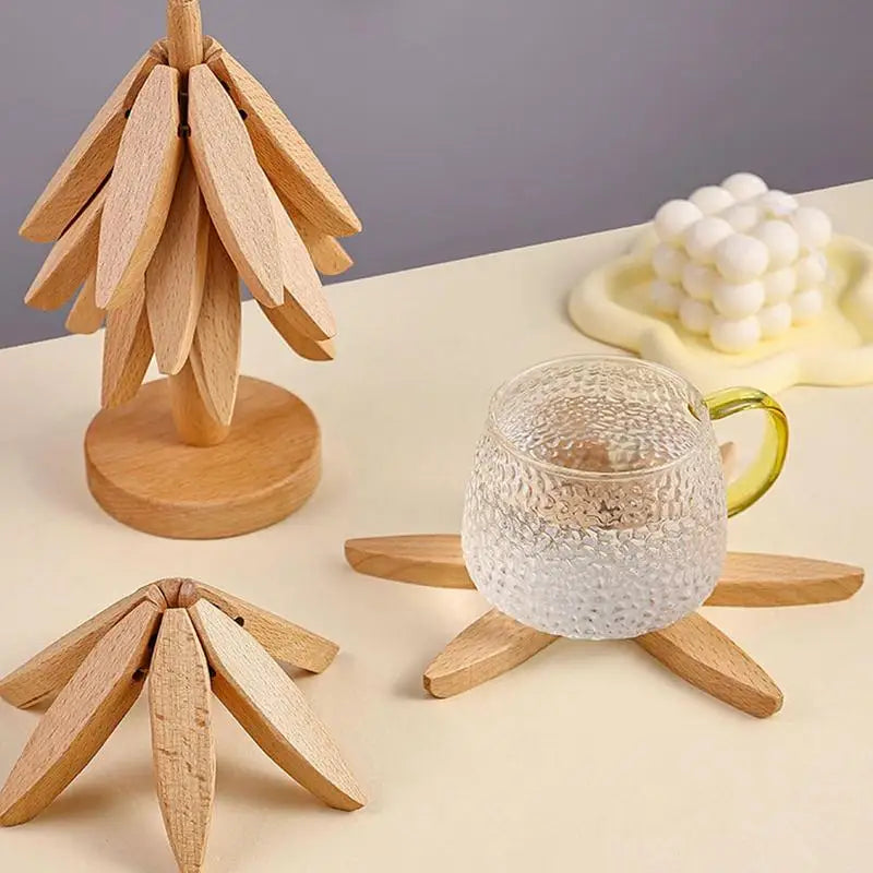 Support de Table en bois