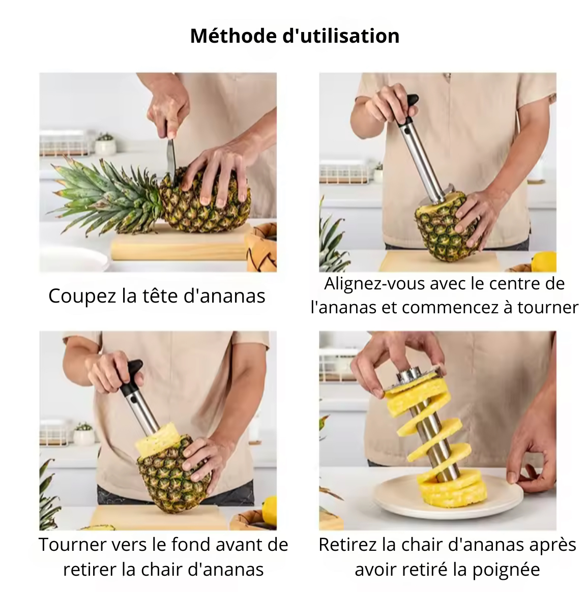 tranchant épais et dentelé