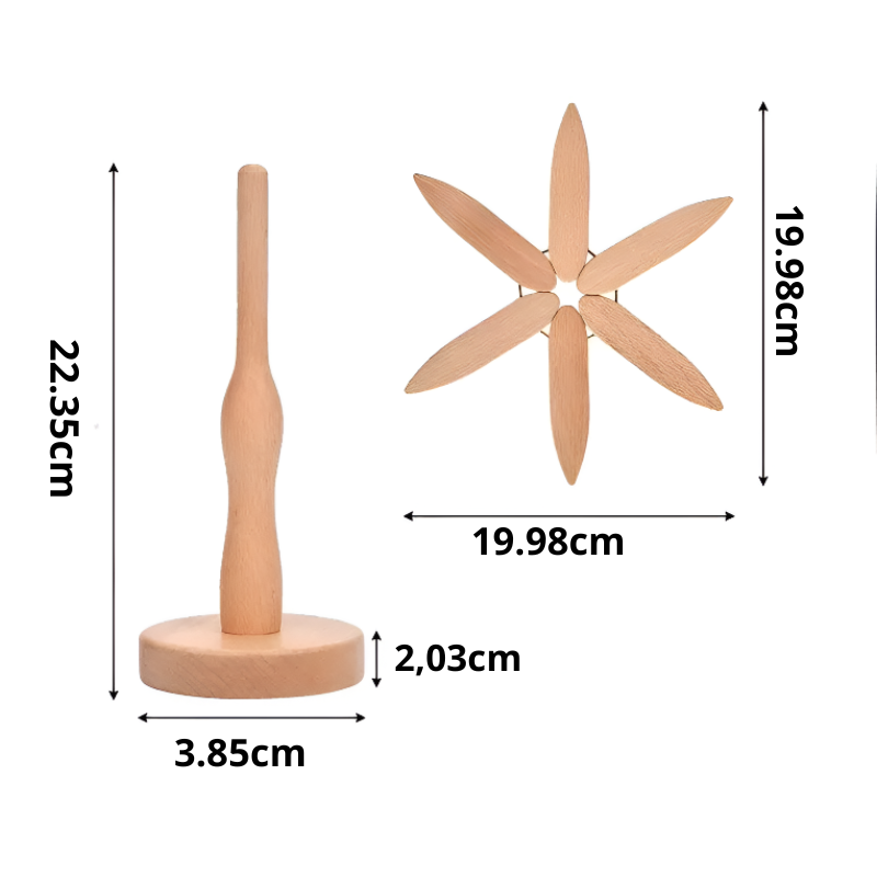 Support de Table en bois