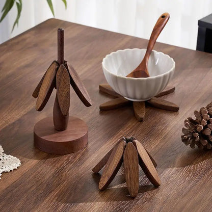 Support de Table en bois